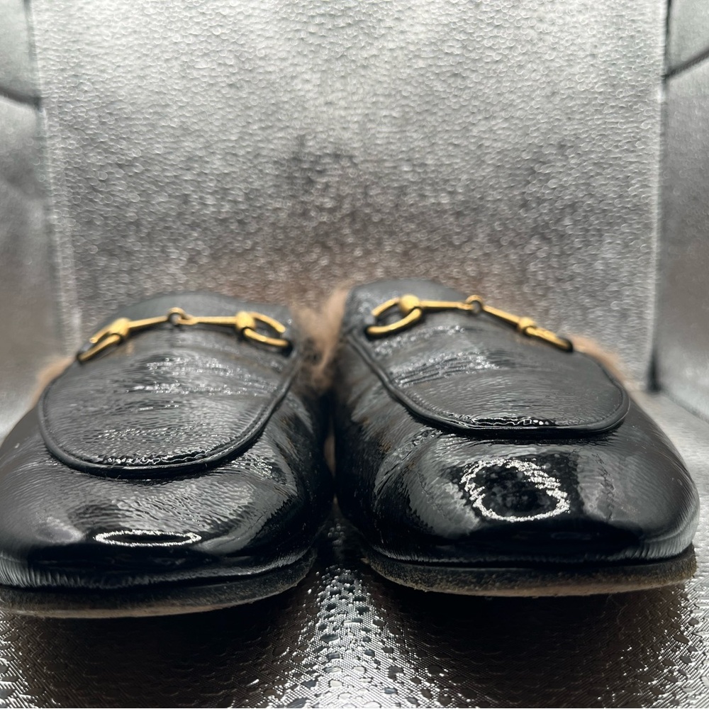 Size 38 fur lined Gucci mules in box - Picture 4 of 5